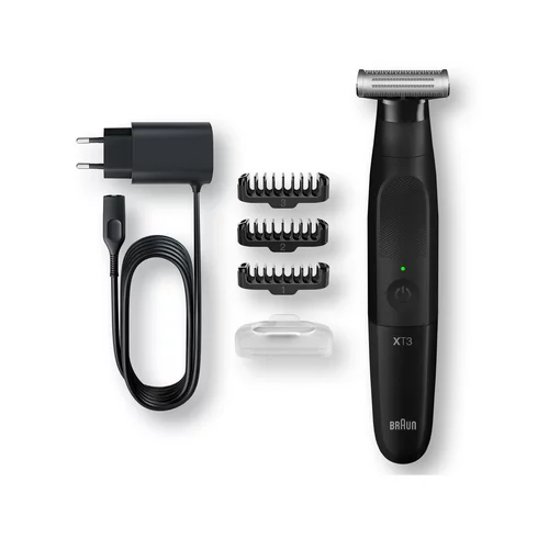 Braun Hibrid aparat za brijanje i trimer za bradu Series X XT3100 Wet&Dry, 3 češlja, crni