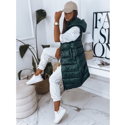 DStreet VISAN women's vest dark green TY2776 Cijene