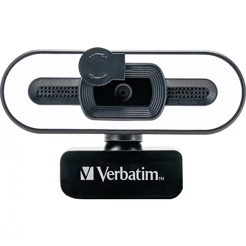 Verbatim AWC-02 Full HD spletna kamera 2560 x 1440 Pixel\, 1920 x 1080 Pixel nosilec s sponko\, stojalo, (20461049)