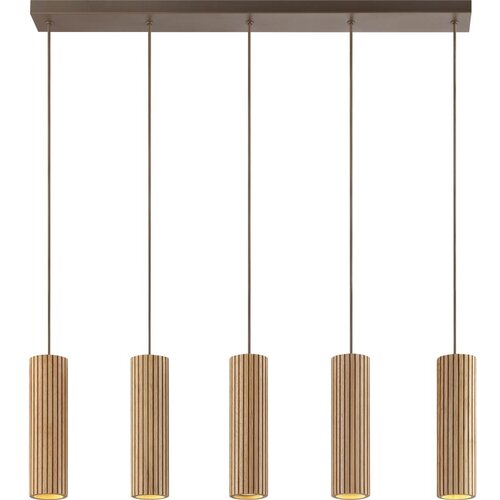 Brilliant visilica na sajli lakewood 5xGU10/10W/230V braon Slike