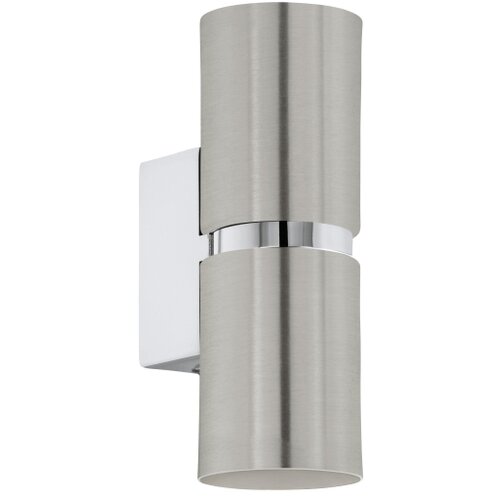 Eglo Passa zidna/2, led, gu10, 2x3,3w, krom/nikl mat Slike