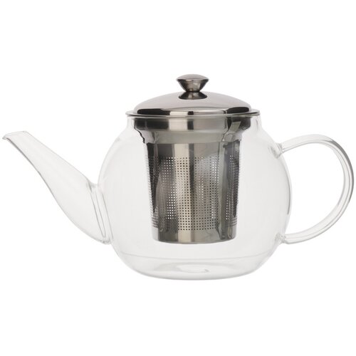 Eva Čajnik s filtrom 600ml / steklo, inox, (20926453) Cene