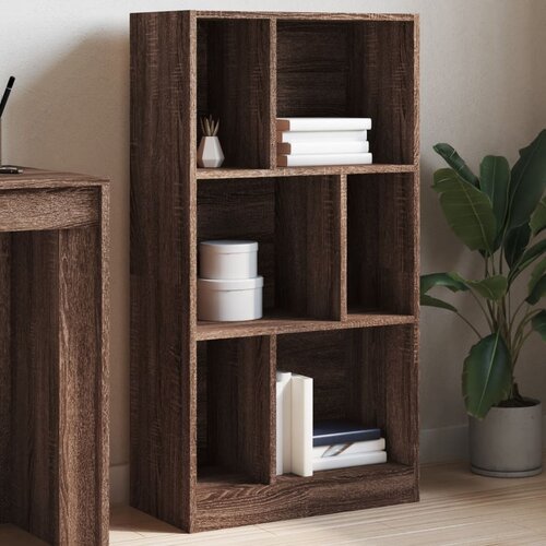 vidaXL Regal za knjige boja hrasta 57x28,5x107,5 cm konstruirano drvo Cijene