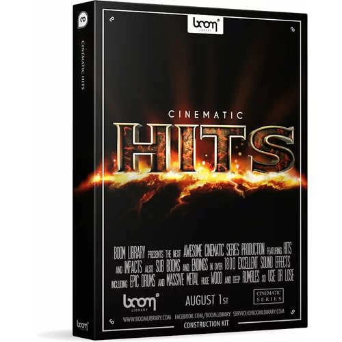 BOOM Library cinematic hits ck (digitalni izdelek)