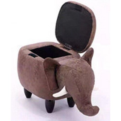 CARRYHOME TABURE, les, tekstil rjava, naravne barve, bela Slike