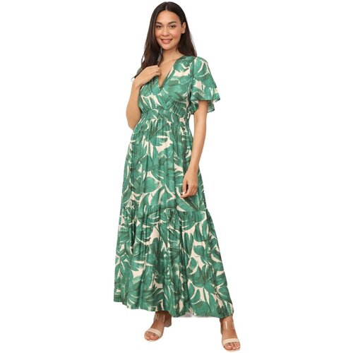 La Modeuse Dolge obleke 71371_P166395 Zelena Cene