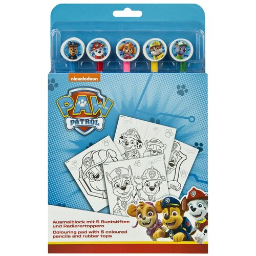 Undercover risalni set z barvicami Paw Patrol Slike