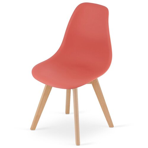  KITO stolica cinober / prirodne noge x 1 Slike