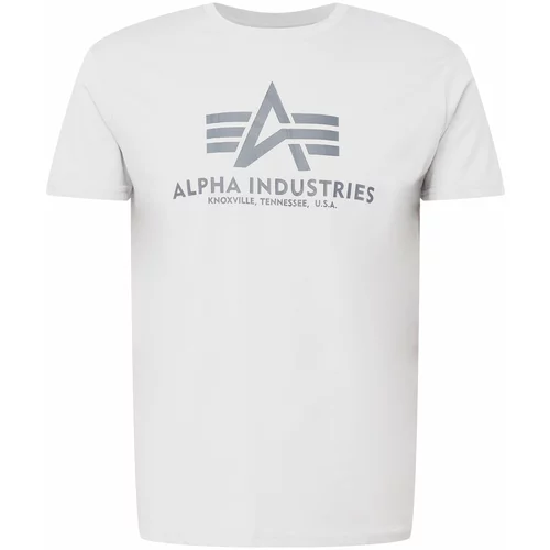 Alpha Industries Majica siva / svetlo siva