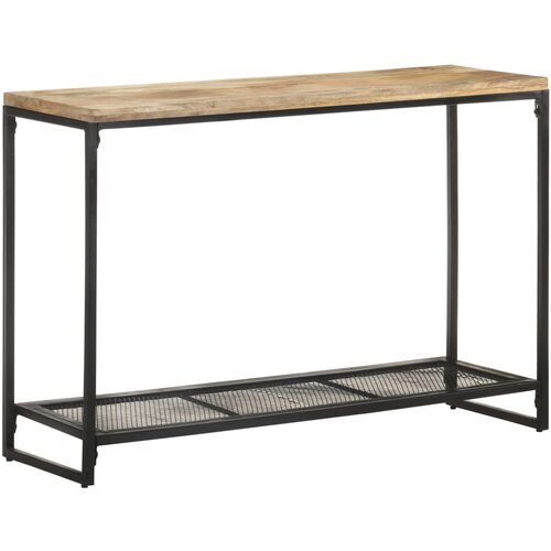VidaXL Konzolna mizica 110x35x75 cm trden mangov les Slike