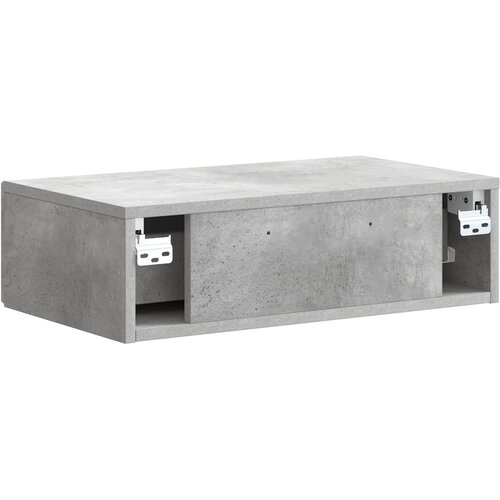 Stolna montirana na zid Betonska siva 59 x 34,5 x 17 cm Slike