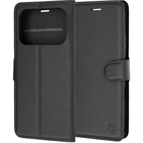 Techsuit Leather Folio preklopna maska za Honor 600 / 600 Pro &amp;ndash; crna Slike