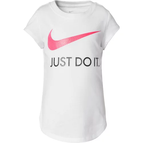 Nike Sportswear Majica roza / crna / bijela