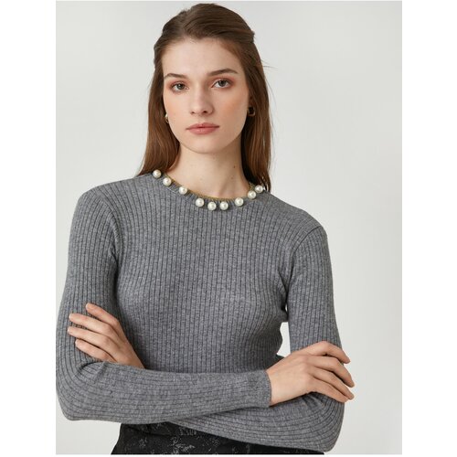 Koton Sweater - Gray - Slim fit Slike