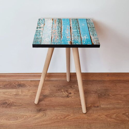 Hanah home klub sto Shp6, 35x42x35 cm, Plavi Cene