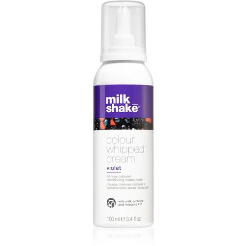 Milk Shake Colour Whipped Cream pjena za toniranje za sve tipove kose Violet 100 ml