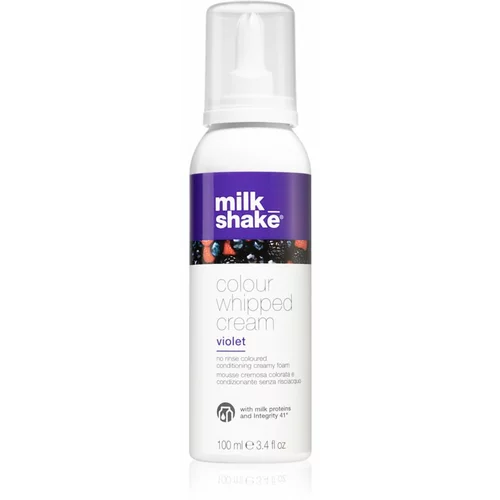 Milk Shake Colour Whipped Cream pjena za toniranje za sve tipove kose Violet 100 ml