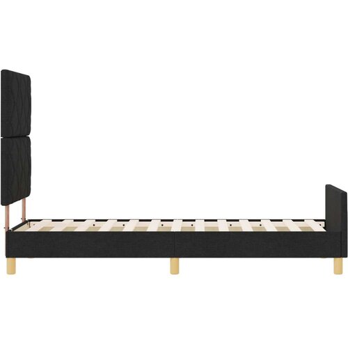VidaXL Okvir kreveta Crni 80x200 cm od tkanine Slike