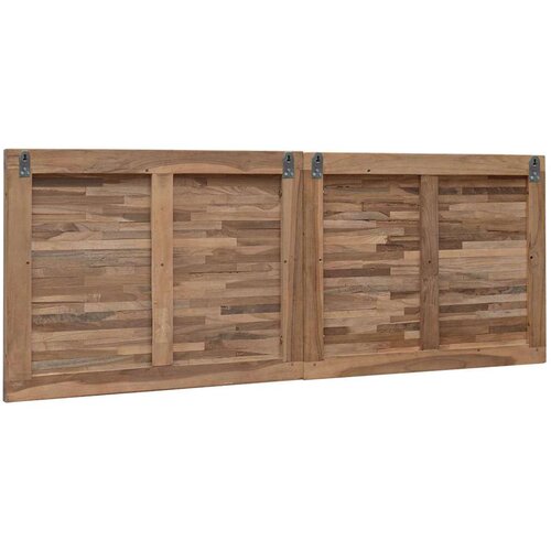  Uzglavlje Zidne Prirodna 140 cm Čvrsto teak drvo Slike