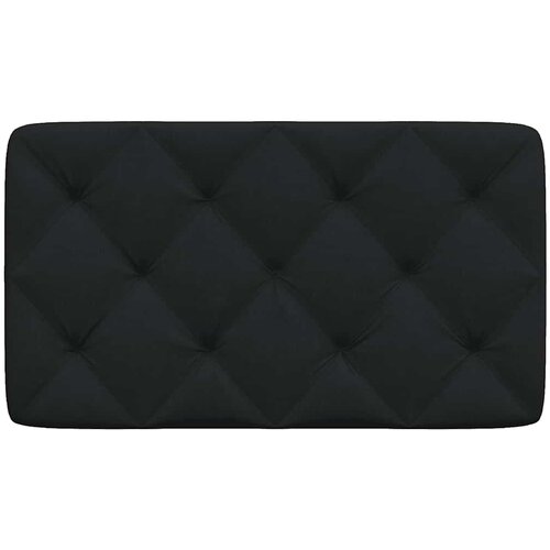  Jastuk za uzglavlje crni 80 cm od tkanine Slike
