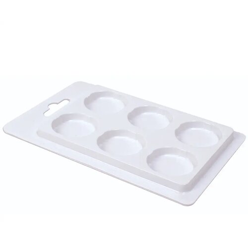 Playbox PlayBox: Prazna paleta za 6 barv s prostorom za 30 mm diske, komplet 6 kosov. Cene