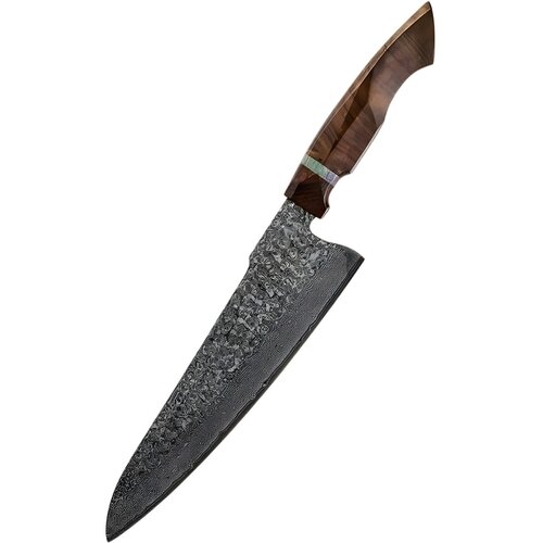  Damaskasti kuhinjski nož YU-37467 - Chef / Smeđa KP37467 Cene