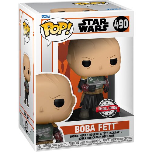 Funko Pop Star Wars The Mandalorian Boba Fett Without Helmet Slike