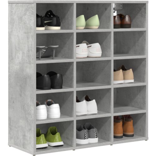 vidaXL ormar za cipele s policom s pohranom betonska siva 52.5 x 30 x 50 cm Cene