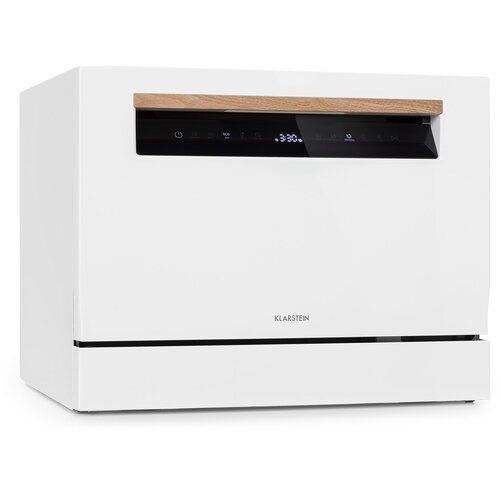 Klarstein Lagoona, pomivalni stroj, EEK F, 1380 W, 6,5 l, 6 kompletov, bel Cene