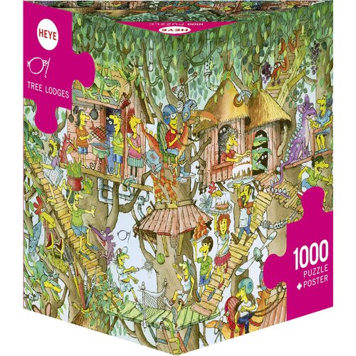 Heye puzzle triangle korky paul tree lodges 29990,1000 delova Slike