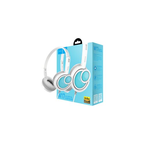 Hoco. W17 Delightful Headphones MIC WH Slike
