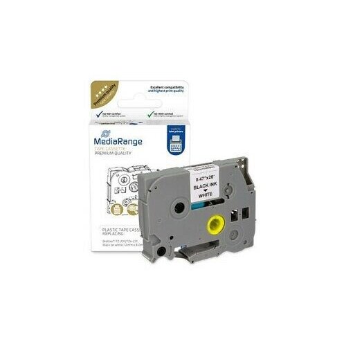 Mediarange Trak p-touch tze-231 mediarange bel/črn 12mm Cene