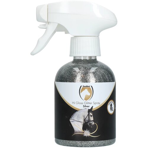 Hofman Animal Care Sprej z ble&amp;scaron;čicami &amp;#039;Excellent Horse Hi Gloss Glitter Spray&amp;#039; - Srebrna Slike