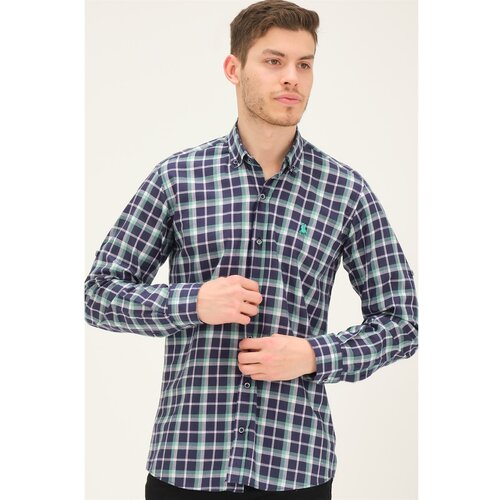 Dewberry G741 MEN'S SHIRT-LACİVERT-GREEN Cijene