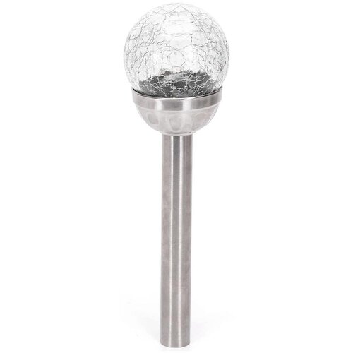 Aigostar LED solarna lampa LED/0,006W/1,2V 37,8cm hrom 2700K IP44 Slike