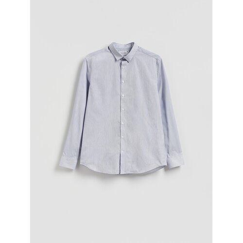 Reserved Slim fit košulja s uzorkom - plava Cene