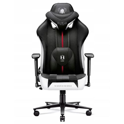 DIABLO CHAIRS DiabloX-PLAYER 2.0. normal gaming chair white and black Slike