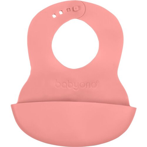 BabyOno Be Active Soft Bib podbradnik Pink 6 m+ 1 kom Cijene