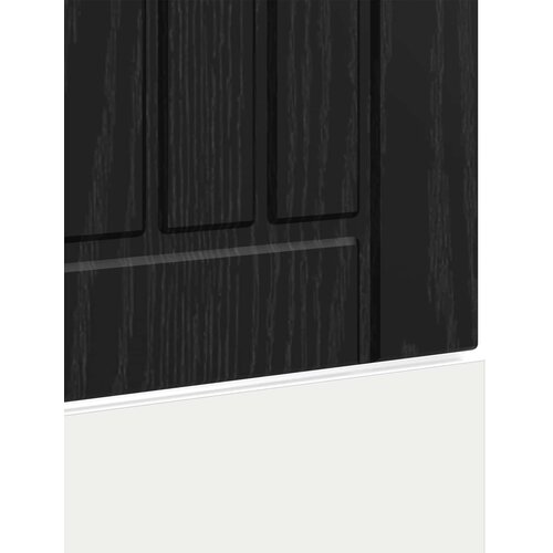  Ploča za perilicu posuđa Lucca Crni hrast 45 x 1,5 x 57 cm Slike