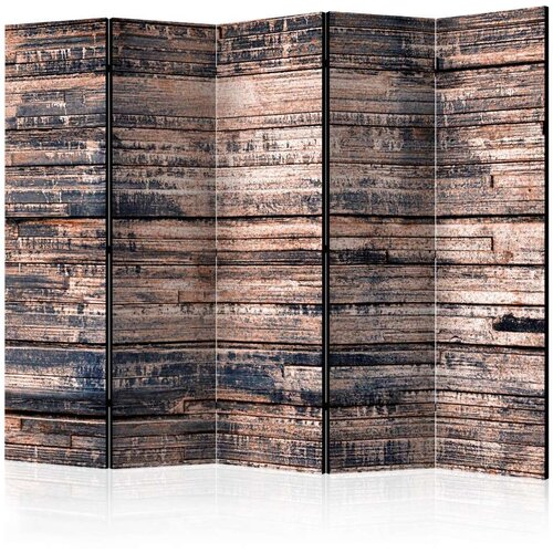  Paravan u 5 dijelova - Burnt Boards II [Room Dividers] 225x172 Slike