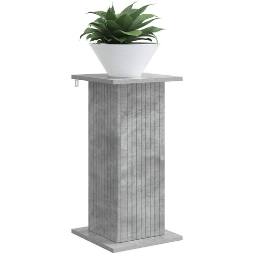  Stalak za biljke 2 pcs Betonska siva 30,5 x 30 x 60,5 cm Slike