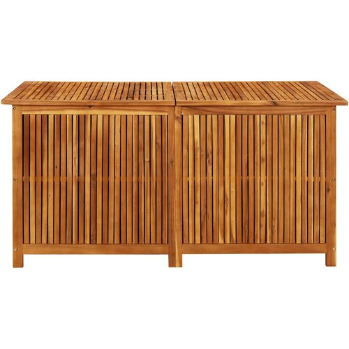  Vrtna kutija za pohranu 150 x 80 x 75 cm masivno bagremovo drvo Slike