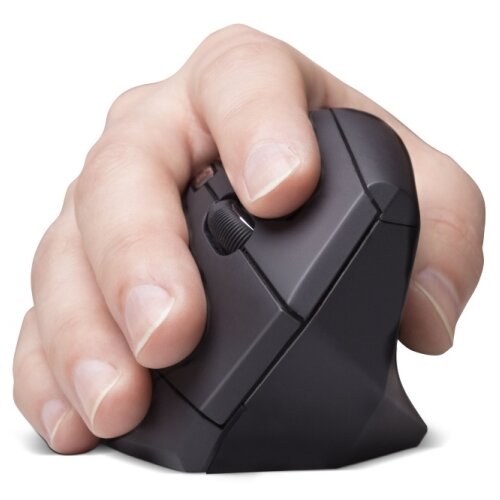 Connect IT CMO-2510-BK - Ergonomski bežični mi&amp;scaron; Verti Wireless 800/1200/1600 DPI 2xAAA Slike