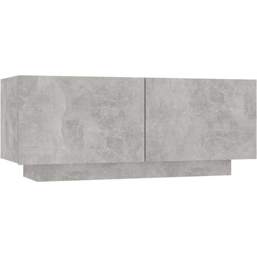 VidaXL Noćni ormarić siva boja betona 100 x 35 x 40 cm od iverice Slike