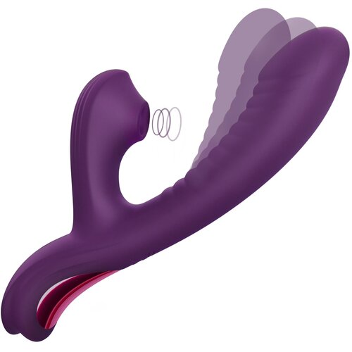 SuperLove Come-Hither Rabbit Sucking G-Spot Dual Vibrator Purple Cijene