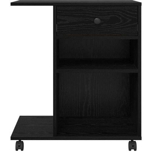 Držač za printer Crni hrast 60 x 40 x 68.5 cm Konstruirano drvo Slike