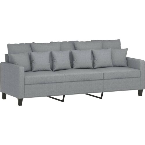 Maison Chic kavč - Sofa - Kanape trosed svetlo siv 180 cm blago, (21727226) Cene