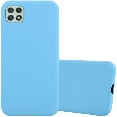 Cadorabo Ohi&amp;scaron;je, združljiv s Samsungom v Candy Blue - Za&amp;scaron;čitni pokrov iz fleksibilnega silikona TPU, (20589540) Slike