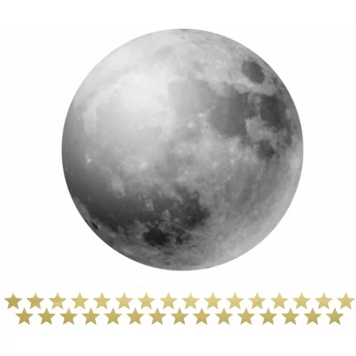 Dekornik Komplet stenskih nalepk Full Moon