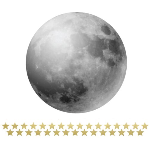 Dekornik set zidnih naljepnica Full Moon Slike